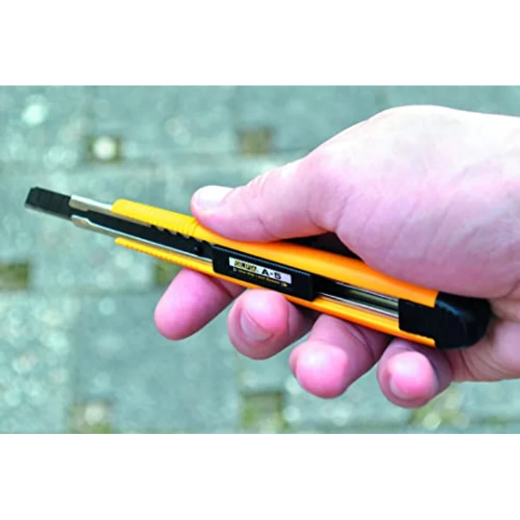 OLFA schlankes Industrie-Cuttermesser A-5 9mm mit Klingenabbrechhilfe – Bild 5