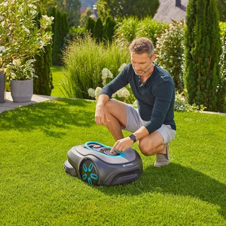 Gardena Mähroboter smart SILENO pro, 600 m², Schnittbreite 16 cm, Induktionsgestützte Navigation, KI-gestützte LONA™ Intelligence, Begrenzungskabel – Bild 8