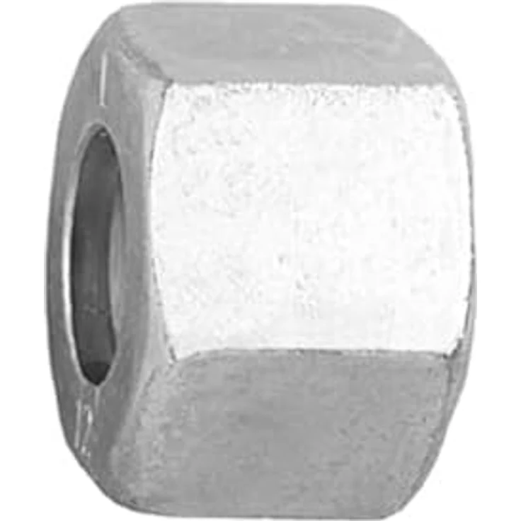 Riegler Überwurfmutter M12x1,0, Rohr-Außen-Ø 8 mm, SW1 14, verzinkt, langlebig und hochwertig, 1 Stück