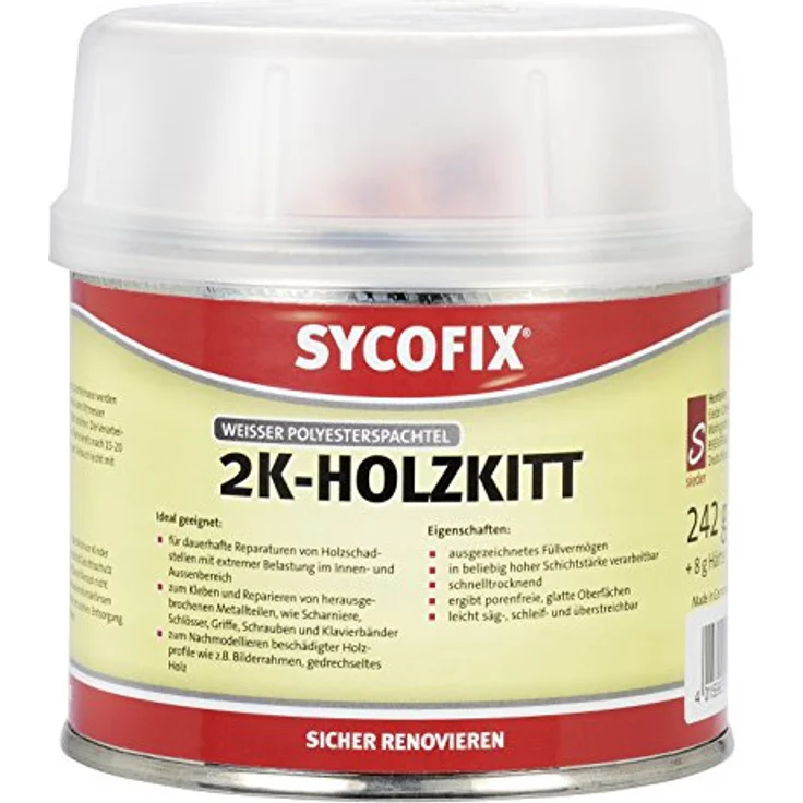 Sieder Sycofix 2?K?Holzkitt – Bild 2