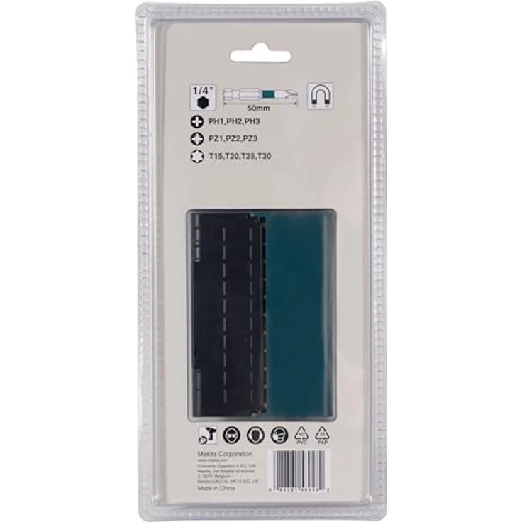Makita Bit-Sortiment Bit-Set Satz 10tlg. PH/PZ/T 50mm Impact Black – Bild 5