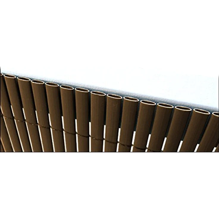 neu.haus PVC SICHTSCHUTZMATTE 90x300cm BRAUN/TEAK SICHTSCHUTZ WINDSCHUTZ BALKON ZAUN – Bild 5