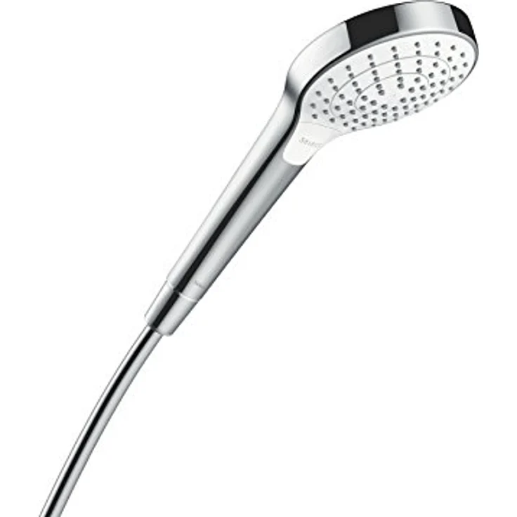 hansgrohe Duschkopf Croma Select S (Regendusche, 3 Strahlarten) weiß/chrom – Bild 1