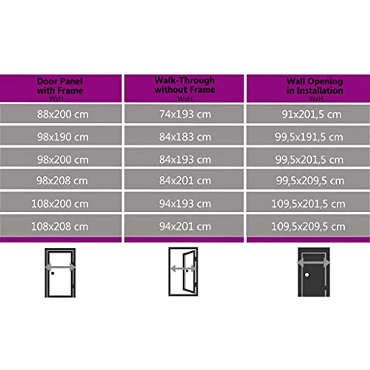 vidaXL Haustür, Eingangstür mit Handgriff-Set, weiß, 98x190cm, Isolierverglasung, 5-fach verriegelt – Bild 3