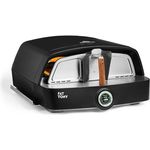 BURNHARD Gas-Pizzaofen FAT TONY, 8 kW Outdoorofen mit Cordierit-Pizzastein, Temperatur bis 650 °C, ideal für Terrasse und Garten