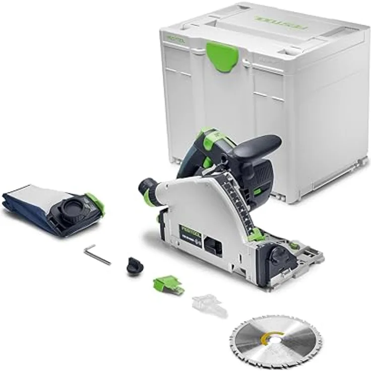 Festool Akku-Tauchsäge TSC 55 KSEB 18V, Gehrungssäge mit KickbackStop und 5.200 min⁻¹ Motor