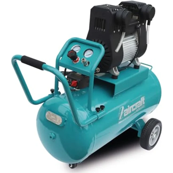 Aircraft MOBILBOY SILENCE 320/90 OF E, Ölfreier Kolbenkompressor mit 90 l Druckluftbehälter und stufenloser Druckeinstellung – Bild 8