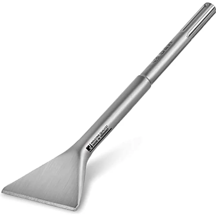 S&R Breitmeißel SDS MAX Schaft, 350 x 105 mm, gehärtet, extra breit, Industrie-Qualität für Beton und Mauerwerk