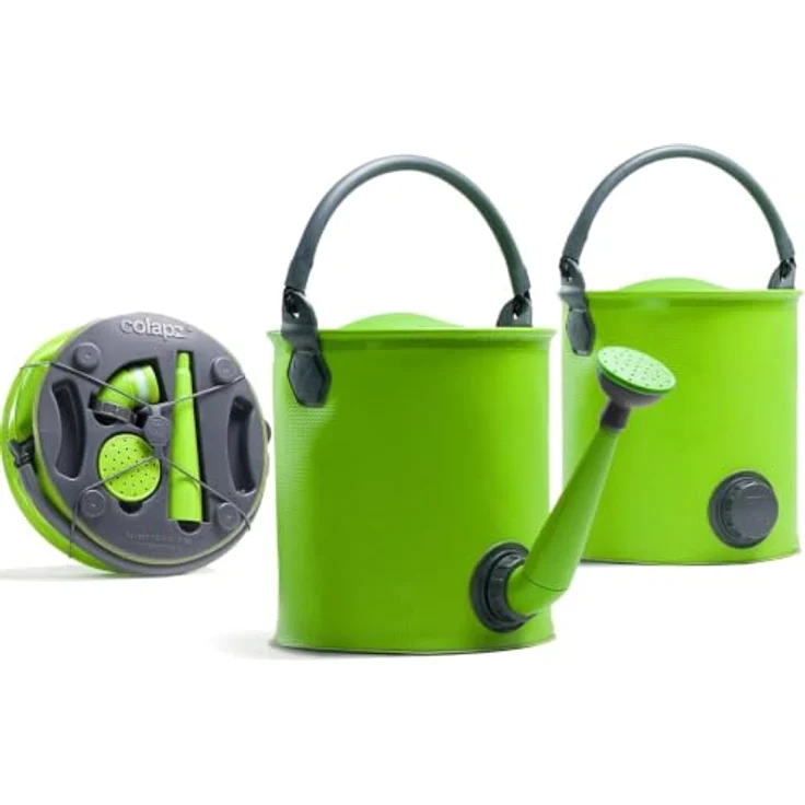 Colapz Faltbare Gießkanne 7L & Falteimer 9L, platzsparend und multifunktional für Camping & Garten – Bild 1