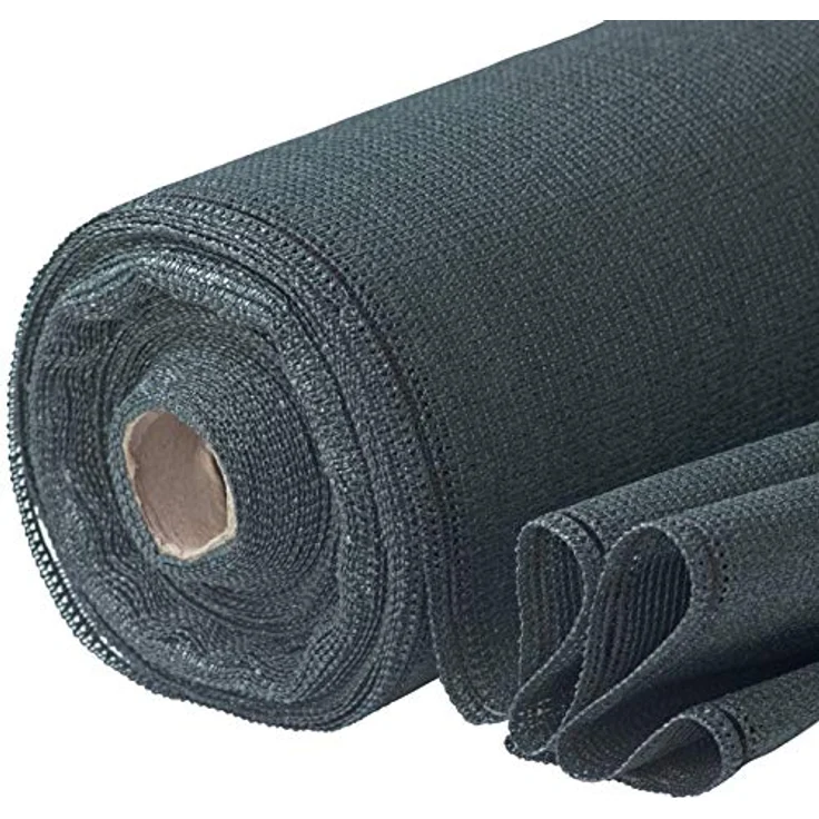 Windhager Z-Bl. Screenex CLASSIC 1,5x25m Sichtschutz, winddurchlässiges Kunststoff-Gewebe, grün, inklusive Befestigungsschnur – Bild 1