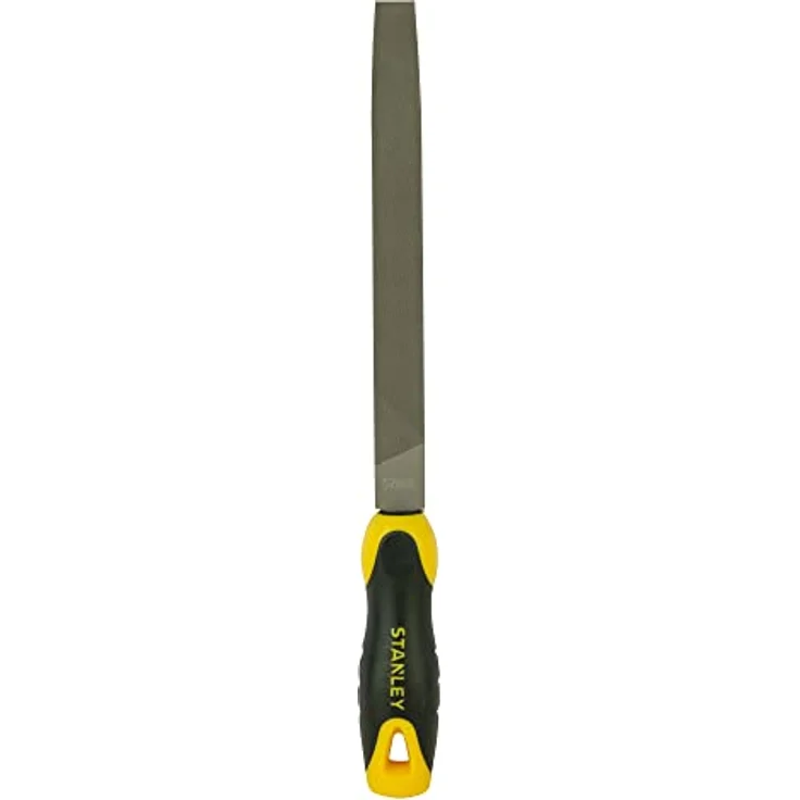 Stanley Halbrundfeile, Hieb 2 (200 mm Länge, Karbon-Stahl, ergonomischer Bi-Material Handgriff, Griffaussparung) 0-22-456 – Bild 2