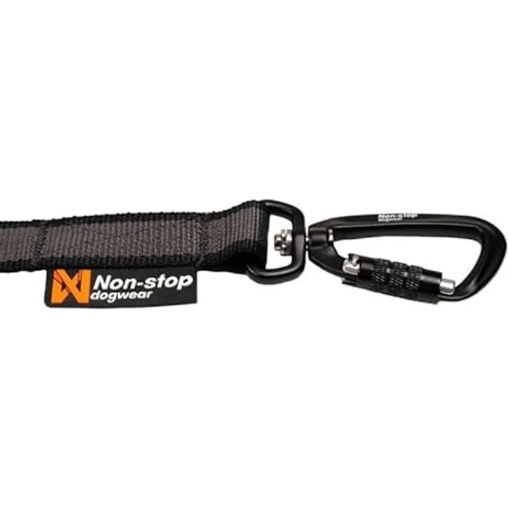 Non-stop dogwear Hundeleine Bungee Touring Leash 2m/23mm, reflektierend, ideal für Spaziergänge und Aktivitäten – Bild 3