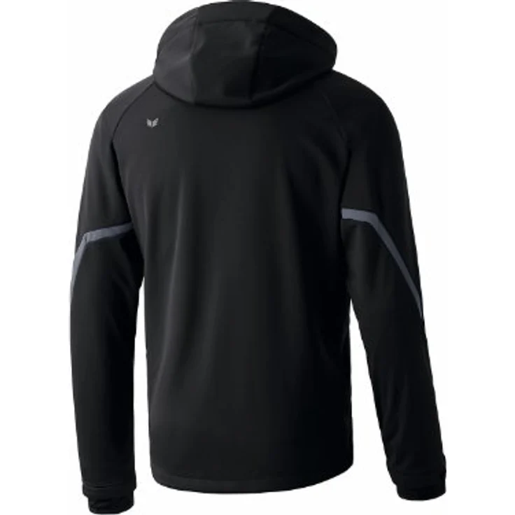 Erima Softshelljacke Kinder Softshelljacke Function, Regen- und windabweisend, atmungsaktiv, abnehmbare Kapuze, grau – Bild 2