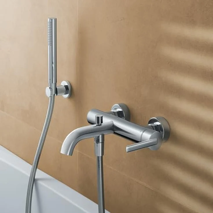 Duravit Balcoon, Badewannenarmatur mit Einhebelbedienung, Wandmontage, keramisches Mischsystem, 21,5 l/min, BA5230000070 – Bild 5