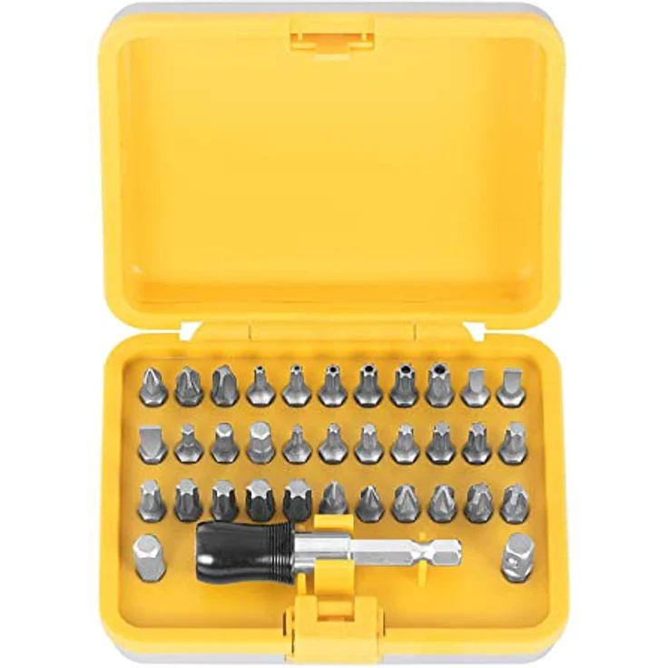 MSW ACC-B1 Bit Set, 34-teiliges Schraubendreher-Bit-Set aus Chrom-Vanadium-Stahl mit praktischem Aufbewahrungskoffer – Bild 3