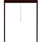 APANA - Fliegengitter Rollo für Fenster bis 60 cm x 100 cm - ausziehbarer Insektenschutz Fenster zum Zuschneiden gegen Fliegen, Insekten und Mücken - Insektenschutzrollo Fenster (Braun)