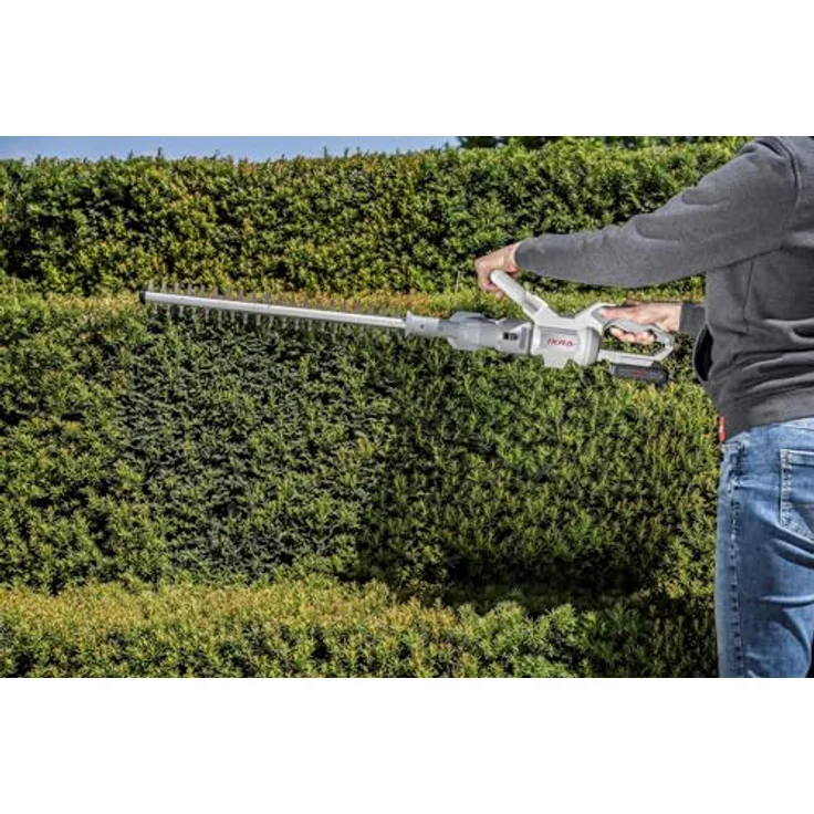 IKRA Akku Teleskop Heckenschere ICPH 2050, 20V, 50 cm Schnittlänge, teleskopierbar 105–210 cm, inkl. 2 Akkus & Schnelllader – Bild 17