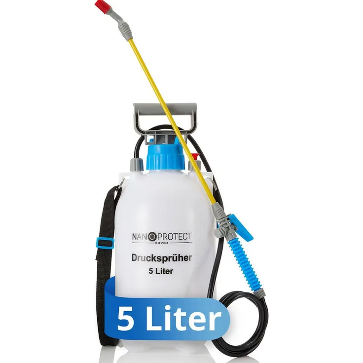 Nanoprotect Drucksprühgerät Drucksprüher - 5 Liter - Gartenspritze