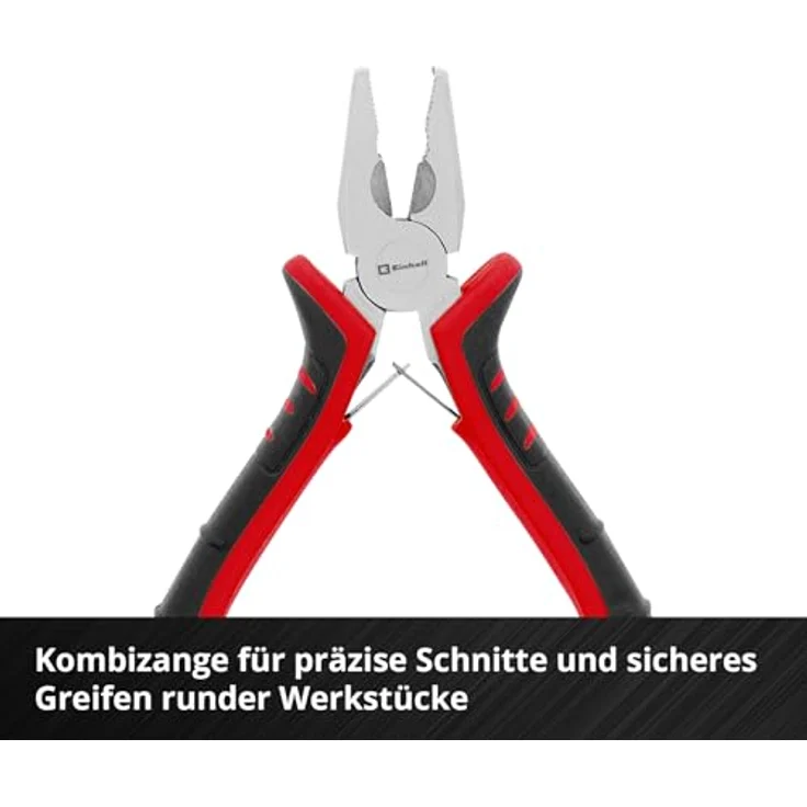 Einhell Feinmechaniker-Zangen-Set 4-tlg., CV-Stahl, gehärtet, ergonomische Griffe, rostfrei – Bild 3