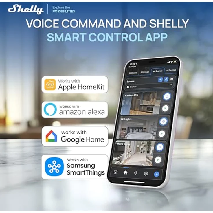 Shelly Präsenzmelder Presence Sensor Gen4, Bewegungsmelder mit WLAN, Zigbee, BT und Matter, schwarz – Bild 8