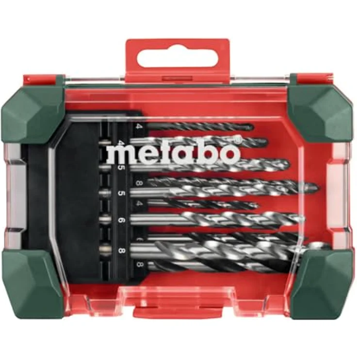 Metabo 626728000 Metall-Spiralbohrer 13-teilig, Hochleistungs-Schnellarbeitsstahl, rechtsschneidend, für Stahl und NE-Metalle – Bild 1