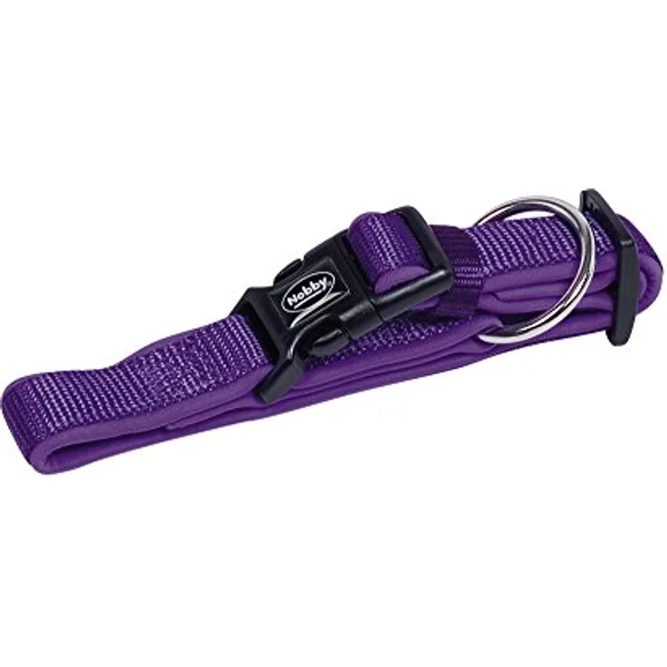 Nobby Halsband Classic Preno, lila / lila L: 40-55 cm, B: 25/35 mm, 1 Stück