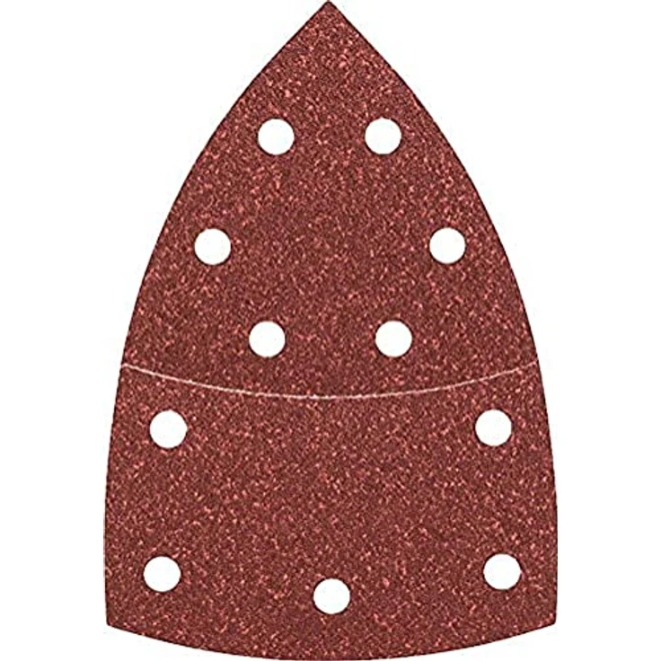 Bosch Schleifblatt (10 Stück, für Farbe, Lack, Hart--Weichholz, Spanplatten, Metall, Rost, Zubehör für Multischleifer) – Bild 4