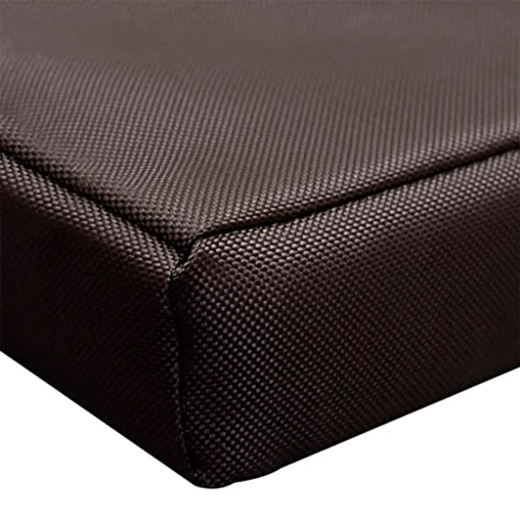 vidaXL Hundematratze, Braun, 100 x 70 cm, PU-beschichteter Oxford, Schaumstofffüllung – Bild 3