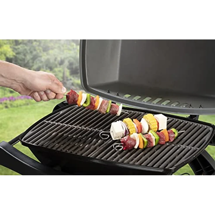 Buddy's Grillspieß Buddy´s BBQ, Edelstahl Schaschlikspieße (Set, 12-St), wiederverwendbar, 21 cm mit Ringgriff – Bild 6