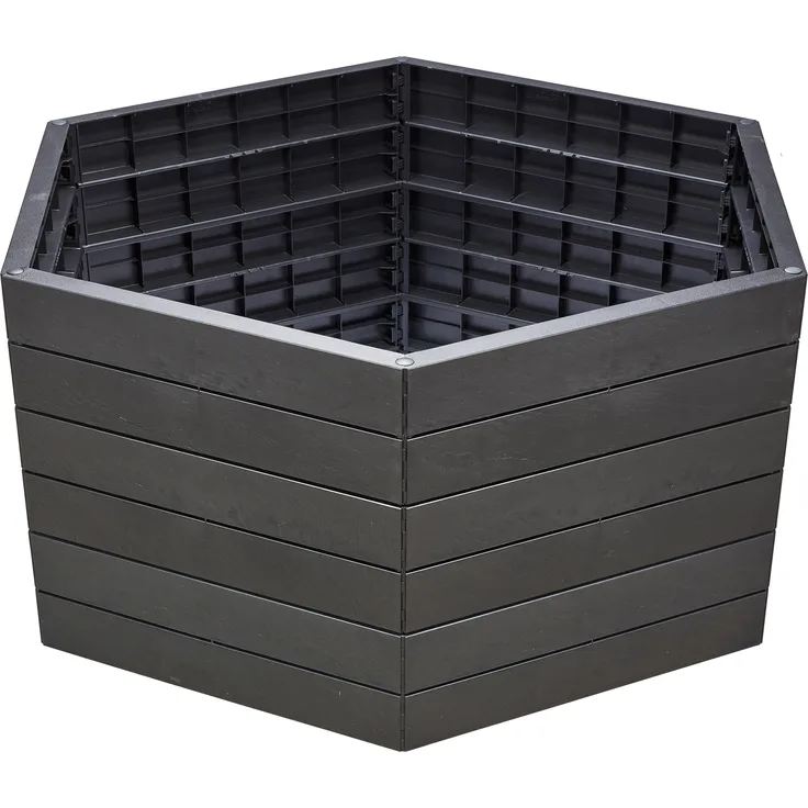 Garantia Ergo Hochbeet XL 75 Farbe stone, Größe 145x125 cm, Höhe 75 cm