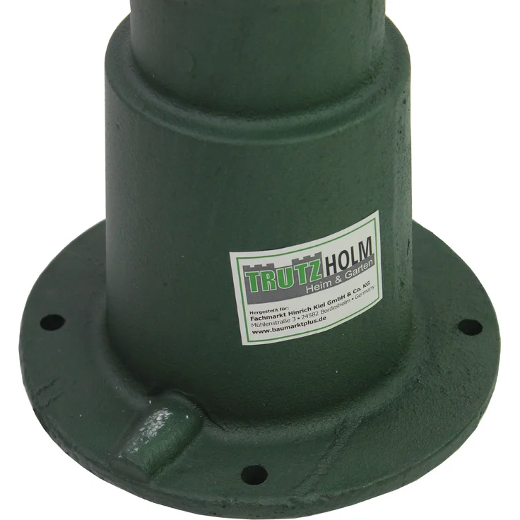 TRUTZHOLM® Pumpenständer für Schwengelpumpe Klassisch Gusseisen Ständer Handpumpe Gartenpumpe – Bild 3