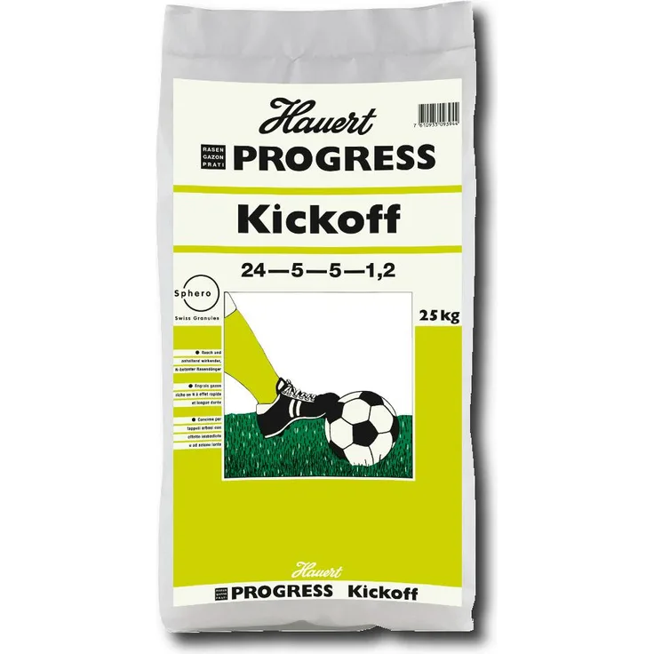 Hauert Progress Frühlings Rasendünger (Kickoff), 25 kg