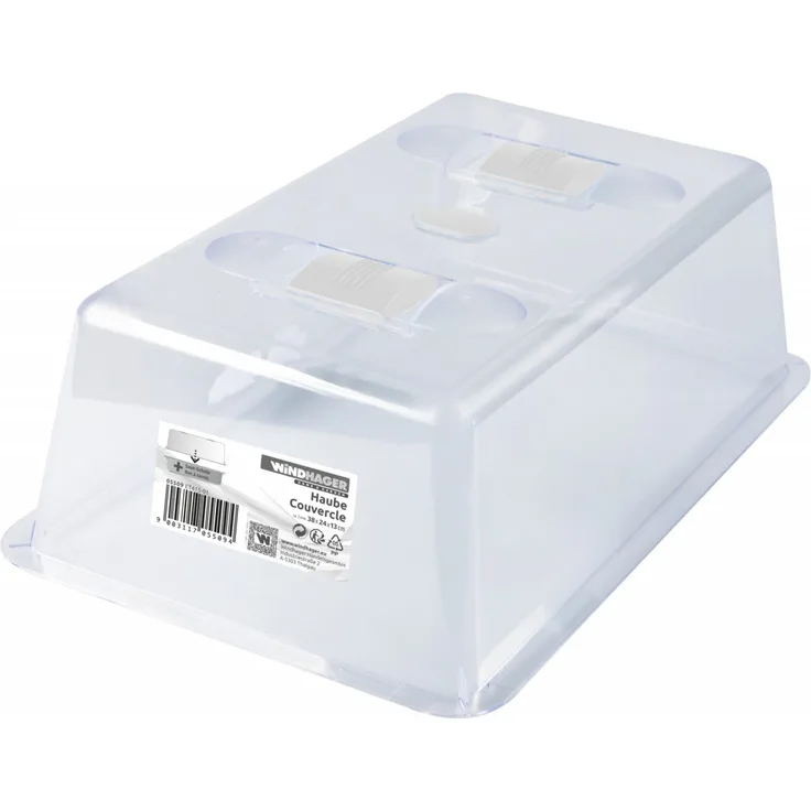 Windhager Haube für Aussaatschale 24 x 38 x 13 cm, transparent