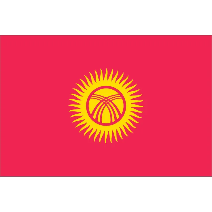 Flagge Kirgisistan 120 g/m² ca. 120 x 200 cm
