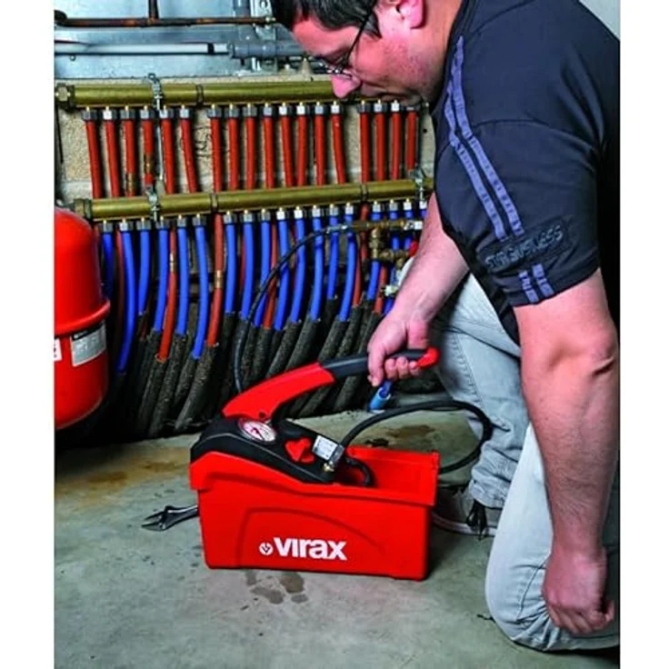 Virax Druckpumpe, Wasserpumpe 50 Bar 5 L mit Anti-Kalk-System und ergonomischem Soft Touch® Hebel – Bild 3