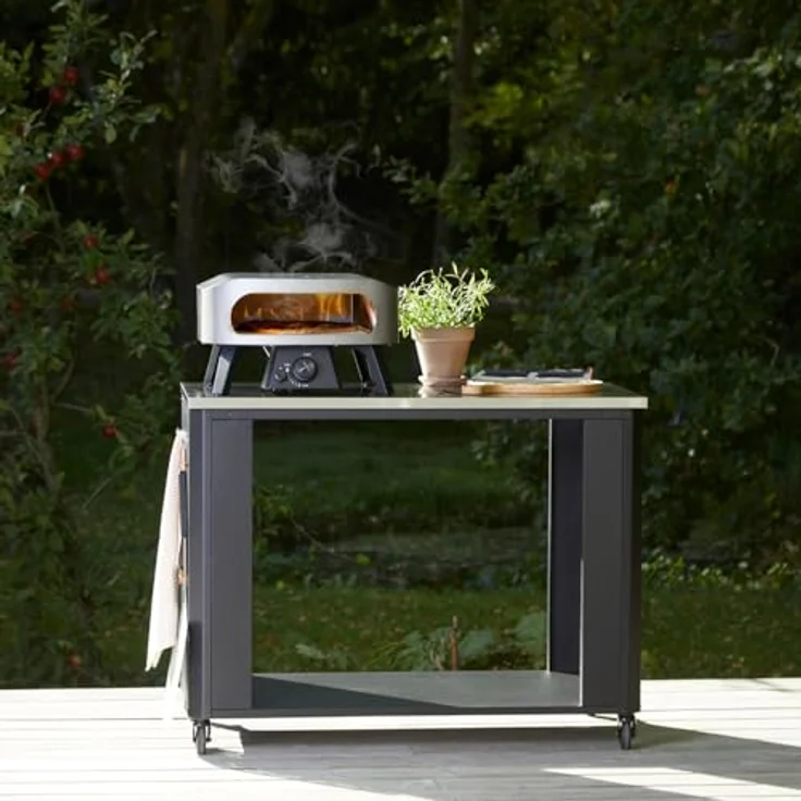 Cozze Outdoor Küche Aussenküche 115, Edelstahl-Arbeitsplatte mit praktischen Aufbewahrungslösungen – Bild 2