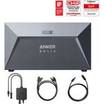 Anker Solaranlage Solix Solar Bank E1600, Speicher für Balkonkraftwerke, mit 1,6kWh Kapazität, LiFePO4, 15 Jahre Lebensdauer