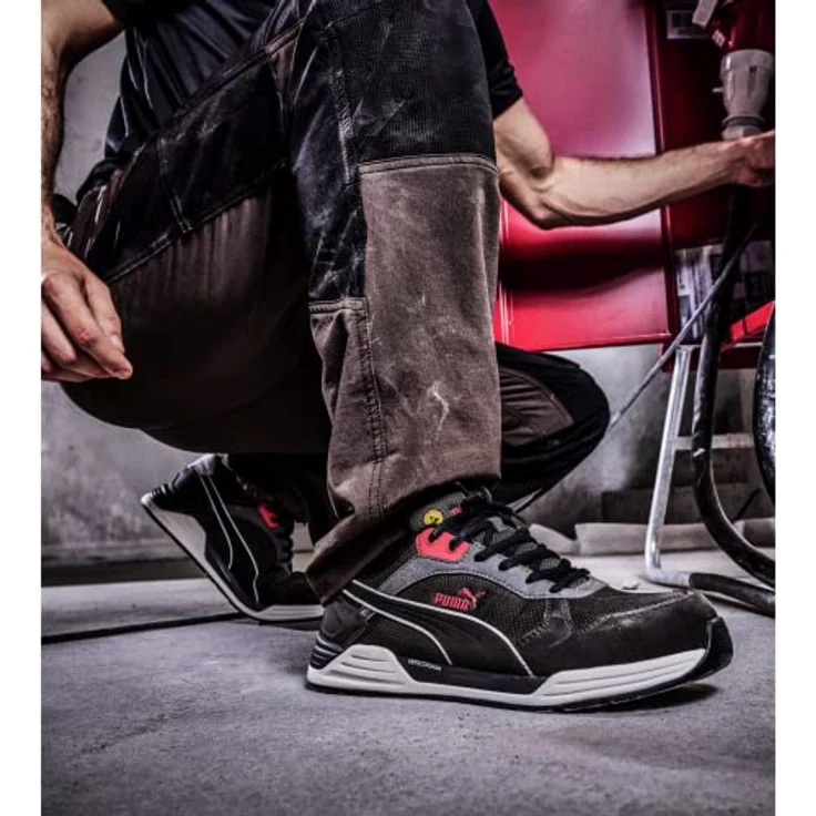 PUMA Safety FRONTSIDE IVY LOW Arbeitsschuh mit EFFECT.FOAM Dämpfung, schwarz – Bild 3