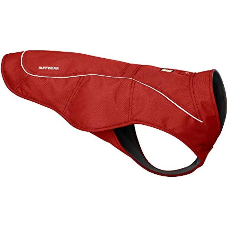 RUFFWEAR Overcoat Jacket, Abriebfester Hundemantel mit Fleecefutter für Kaltes Wetter, Red Clay, X-Large