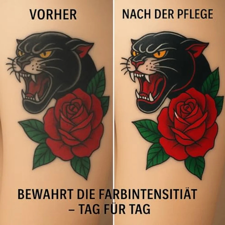 Ben & Anna CosmePick Tattoo Pflegecreme, After Tattoo & Daily Cream, feuchtigkeitsspendend & regenerierend, 80ml – Bild 4