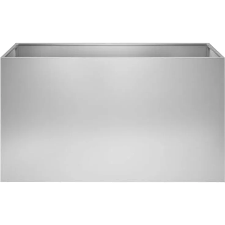 vidaXL Hochbeet, Garten-Pflanzgefäß Silber, 80 x 50 x 50 cm, aus verzinktem Stahl, wetterfest und stabil – Bild 6