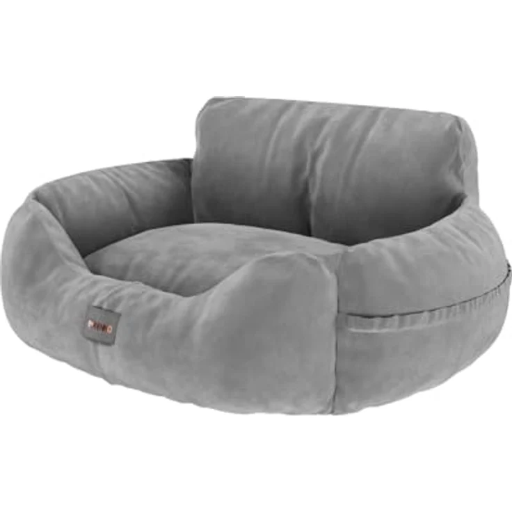 BENNO Hundesitz BUDDY Auto, quadratischer Autositz in Anthrazit, waschbar, rutschfest, 55x45x30 cm, Polyester – Bild 7