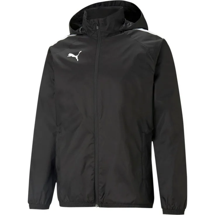 PUMA Kinder Allwetterjacke teamLIGA All Weather Jkt Jr 657246, Regenjacke in Blau