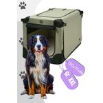 MAELSON Hunde-Transportbox Soft Kennel XXL, faltbare Hundebox mit wasserabweisendem Nylon 600D