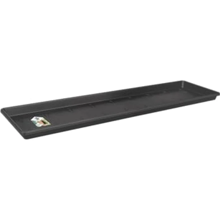 elho Green Basics Balkon Untersetzer Geländertopf 40cm - Lebhaft Schwarz – Bild 2