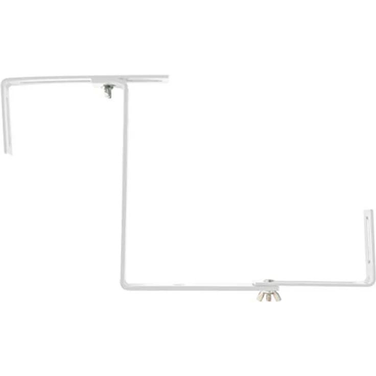 Xclou Blumenkastenhalterung ohne Bohren-Balkonkastenhalter in Weiß Haken & Halter, 18,5x4,5x17 cm – Bild 7