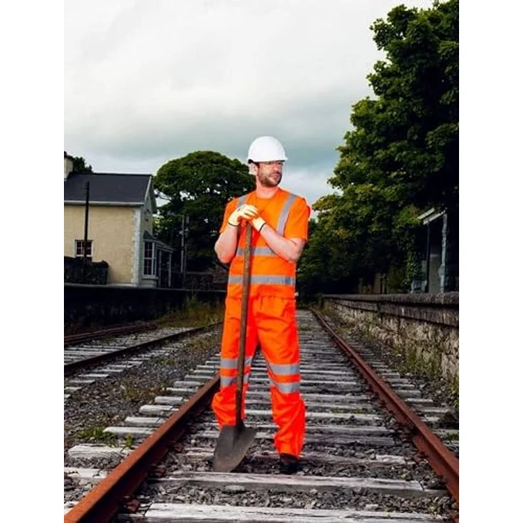 Portwest C470 Hi-Vis Weste mit Reflexstreifen, hochsichtbar, 100% Polyester, EN20471 zertifiziert – Bild 2