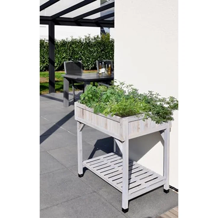 VegTrug Kräuterhochbeet L78cm Farbe grey wash Länge 78 cm – Bild 6