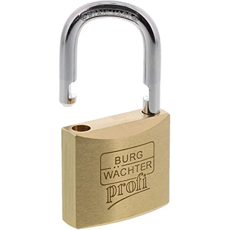 BURG-WÄCHTER Vorhängeschloss, Profi 116 40 SB, Inkl. 2 Schlüssel, Bügelstärke: 6 mm – Bild 3