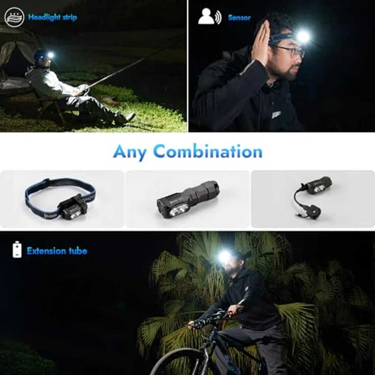 WUBEN E7 EDC-Taschenlampe, wiederaufladbar mit 1800 Lumen, 5 Modi, IPX8 wasserdicht, inkl. Magnet und Typ-C Ladekabel – Bild 5